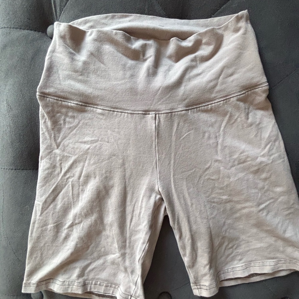 TNA Women's Beige Bike Shorts